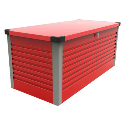 Trimetals Large Patio Storage Box – Red Trimetals Large Patio Storage Box – Red